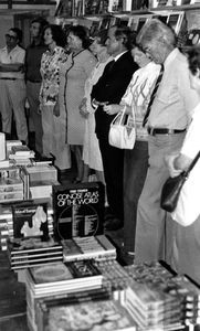 Inauguration of the Family Bookshop at Ruwi, Muscat, 11th January 1975. During the devotion