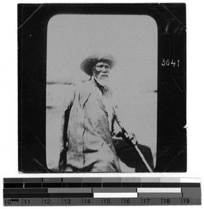 An elderly person in Silo, South Africa East