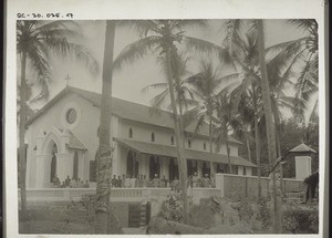 Church in Chombala, India. Renovated following the collapse of the tower by Rev. J. Weissmann