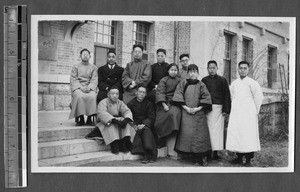 Famine relief committee, Jinan, Shandong, China, ca.1928