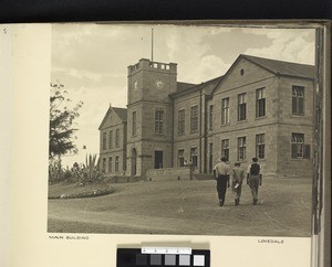 Main building of the Lovedale Institute, South Africa, ca.1938