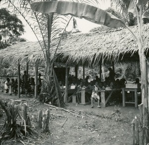 Mission school of Ntyatanga, in Gabon