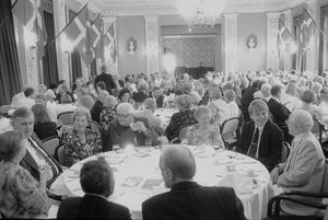 Jubilee 125 years, 1992, Danish Santalmission. Dinner and gala night at the Count Moltke's Pala