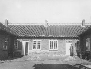 Den indre gård (af hospitalet?) i Siuyen. Anvendt i 1930