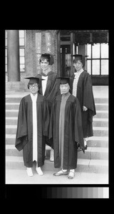 Dean Foster and women pharmacy graduates, Chengdu, Sichuan, China, 1934