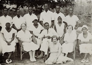 Ama Achara Hospital staff, Nigeria, ca. 1933