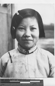 A Christian girl at Fushun, China, 1936