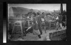 Fortress artillery, Sichuan, China, ca.1911-1912