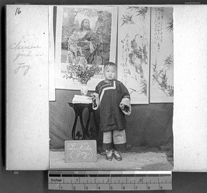 Young girl, Fujian, China, ca.1895-1900