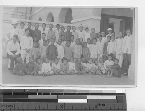 Boys from the St. Louis Industrial School at Hong Kong, China, 1923