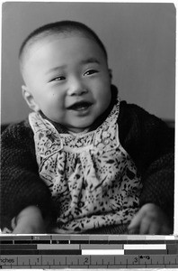 Smiling Japanese baby, Japan, ca. 1948