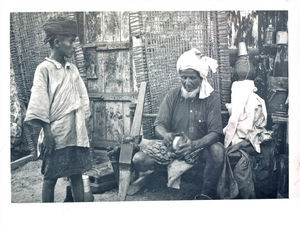 Aden. Snuff seller - a suitable trade for a one-legged man