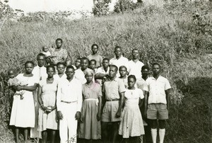 Pupils of the Bible school, in Oyem, Gabon