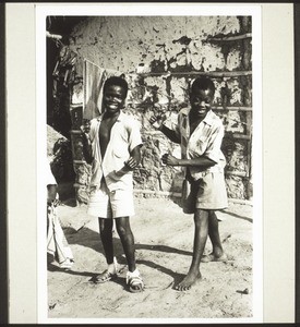 Manyemen. Two schoolboys