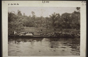 Boat in the Mongo Creek near Bwadibo