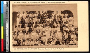 Brahmin students at mission school, Chennai, India, ca.1920-1940