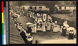 Religious procession in Dakar, Senegal, ca.1920-1940