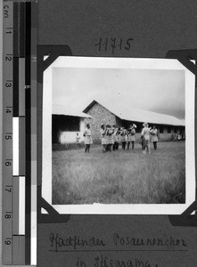 Scouts brass band in Kigarama, Tanzania, 1938-1939