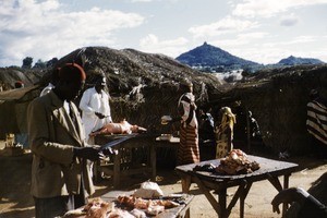 Meat market, Ngaoundéré, Adamaoua, Cameroon, 1953-1968