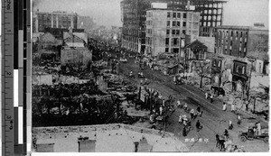 Destruction after earthquake, Tokyo, Japan, 1923