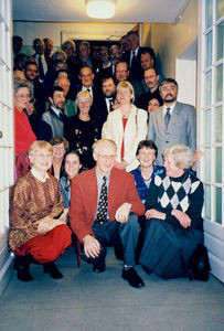 Reunion of former and then members of the board of the Danish Santal Mission, 9 December 1999 a