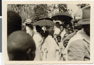 Group of people at a wedding, Ayra, Ethiopia, 1952