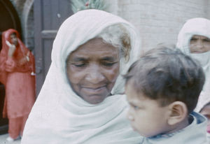 Pakistan, NWFP. A pathan woman with her son. (More information?)