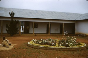 Outside the hospital, Ngaoundéré, Adamaoua, Cameroon, 1953-1968