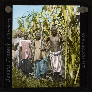 "Donald Fraser's Carriers, Livingstonia", Malawi, ca.1910