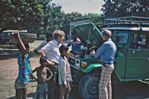 Bangladesh. Arthur Knudsen, sent by DSM and DanChurchAid to the Pump Project at Chapai Nawabgan