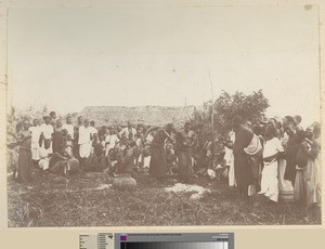 Local gathering, Malawi, ca.1911