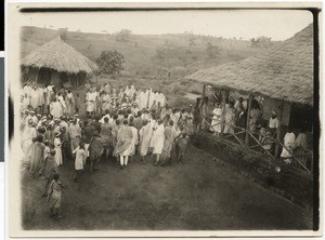 Celebration at the mission station in Aira, Ethiopia