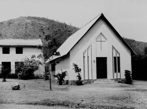 East Jeypore, Inda. The new meeting and reading room at Rayagada Girls' Hostel. The building is