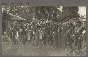 Dajak chiefs from the Sultanate of Koetei