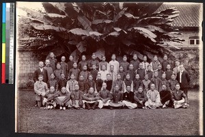 Christian theology students, Chengdu, China, 1908