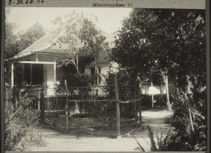 Pahandut: Missionarswohnung 1929 (von hinten gesehen)