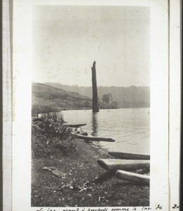 Views of lake Bosomtsche. There are 24 small villages scattered along its coast