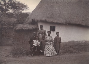Indigenous minister and family, West Africa, ca. 1910