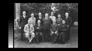 Executive Committee, West China Border Research Society, Chengdu, Sichuan, China, ca.1935