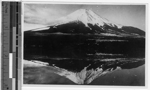 Fuji and Motosu Lake, Japan, ca. 1920-1940