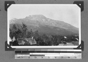 The big mountain of Genadendal, South Africa, 1930