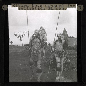 Kikuyu Boys Dressed for Initiation Dances, Kenya, ca.1905-ca.1940