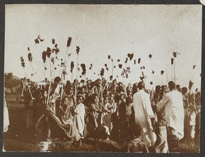 Crowd of people, Tanzania, ca.1910-1914