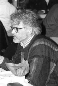 Annual meeting at Hammerum 1991. Anders Mielke, general secretary of DMS