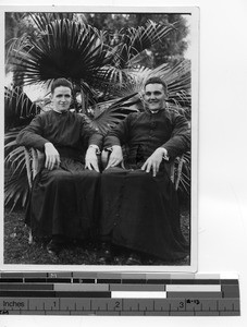 Maryknoll priests at Luoding, China, 1934