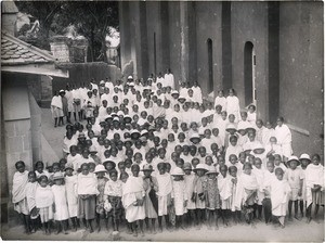 Girls'school of the London Missionary Society in Ambatonakanga, Madagascar