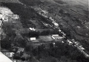 Aerial view of Moramanga, in Madagascar