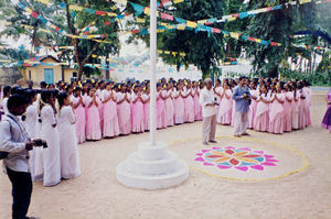 Tamil Nadu, South India. Centenary Celebration of Siloam Girl's Boarding School, Tirukoilur. Ja