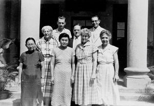 Taiwan Lutheran Bible Institute, Kaohsiung, 1959. Secretary General of DMS, Rev. Erik W. Nielse