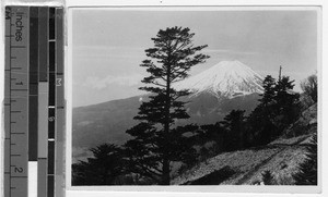 Snow capped Mt. Fuji, Japan, ca. 1935